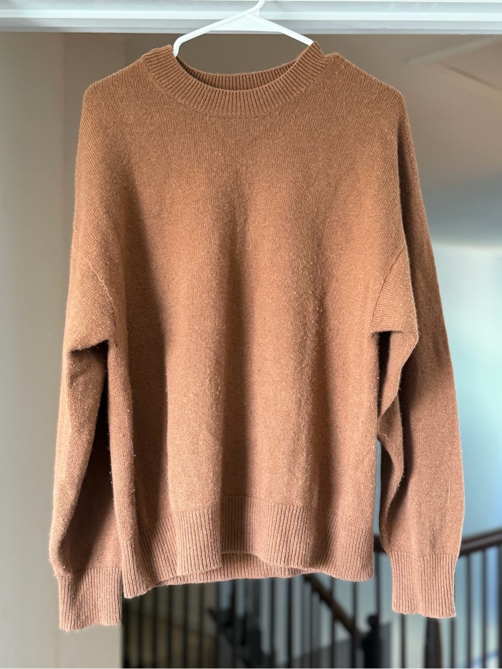 Wilfred Isabelle Wool Cashmere Sweater Camel Brown M